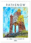 Rathenow - Illustrationen der Havel-Stadt (Wandkalender 2025 DIN A3 hoch), CALVENDO Monatskalender - Anja Frost
