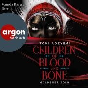 Cover-Bild zum Titel 'Goldener Zorn' von 'Tomi Adeyemi'