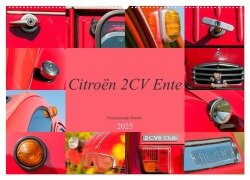 Citroën 2 CV Ente - Faszinierende Details (Wandkalender 2025 DIN A2 quer), CALVENDO Monatskalender - Meike Bölts
