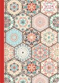 Ladytimer Oriental Pattern 2025 - Taschenkalender A6 (10,7x15,2 cm) - Weekly - 192 Seiten - Notiz-Buch - Termin-Planer - Alpha Edition - 