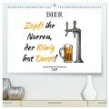 Bier - Lustige Sprüche und Grafiken (hochwertiger Premium Wandkalender 2025 DIN A2 quer), Kunstdruck in Hochglanz - sell@Adobe Stock und Boom Manufaktur@Spreadshirt