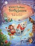 Cover-Bild zum Titel 'Kleines Einhorn Funkelstern. Die Suche nach dem Weihnachtszauber' von 'Mila Berg'