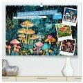 Zauberwelt der Pilze - Fantasievolle Pilze im verwunschenen Wald (hochwertiger Premium Wandkalender 2025 DIN A2 quer), Kunstdruck in Hochglanz - Anja Frost