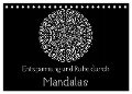 Entspannung und Ruhe durch Mandalas (Tischkalender 2024 DIN A5 quer), CALVENDO Monatskalender - Heike Langenkamp