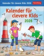 Cover-Bild zum Titel 'Kalender für clevere Kids Tagesabreißkalender 2026' von 'Thomas Huhnold'