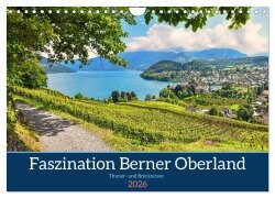 Faszination Berner Oberland - Thuner- und Brienzersee (Wandkalender 2026 DIN A4 quer), CALVENDO Monatskalender - SusaZoom SusaZoom