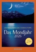 Das Mondjahr 2026 - s/w Taschenkalender - Johanna Paungger, Thomas Poppe