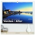 Ansichten meiner Stadt - Verden Aller (hochwertiger Premium Wandkalender 2024 DIN A2 quer), Kunstdruck in Hochglanz - Uwe Bade