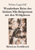 Wunderbare Reise des kleinen Nils Holgersson mit den Wildgänsen (Großdruck) - Selma Lagerlöf