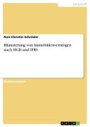 Cover-Bild zum Titel 'Bilanzierung von Immobilienvermögen nach HGB und IFRS' von 'Ann-Christin Schröder'