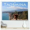 Taormina Siziliens Perle (hochwertiger Premium Wandkalender 2025 DIN A2 quer), Kunstdruck in Hochglanz - Helene Seidl