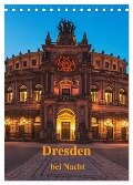 Dresden bei Nacht (Tischkalender 2024 DIN A5 hoch), CALVENDO Monatskalender - Gunter Kirsch
