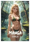 Manga Beauties - 12 Schönheiten im Manga-Stil (Tischkalender 2026 DIN A5 hoch), CALVENDO Monatskalender - Peter R. Stuhlmann