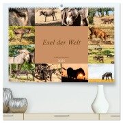 Esel der Welt - Lieblings Langohren (hochwertiger Premium Wandkalender 2025 DIN A2 quer), Kunstdruck in Hochglanz - Meike Bölts