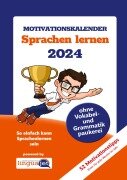 Cover-Bild zum Titel 'Motivationskalender Sprachenlernen' von 'Linguajet'