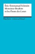 Lektüreschlüssel. Éric-Emmanuel Schmitt: Monsieur Ibrahim et les fleurs du Coran - Éric-Emmanuel Schmitt, Ernst Kemmner