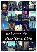 welcome to New York City (Wandkalender 2024 DIN A3 hoch), CALVENDO Monatskalender - Stephanie Büttner