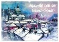 Aquarelle aus der Mozartstadt Salzburg (Wandkalender 2024 DIN A3 quer), CALVENDO Monatskalender - Johann Pickl
