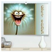 Crazy Blumen (hochwertiger Premium Wandkalender 2026 DIN A2 quer), Kunstdruck in Hochglanz - Ingrid Besenböck