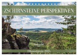 Zschirnsteine Perspektiven - Elbsandstein (Tischkalender 2025 DIN A5 quer), CALVENDO Monatskalender - Kevin Walther