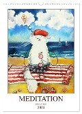 Meditation mit Katzen (Wandkalender 2024 DIN A3 hoch), CALVENDO Monatskalender - Lia Amarta Ignatova