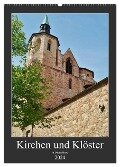 Kirchen und Klöster in Deutschland (Wandkalender 2024 DIN A2 hoch), CALVENDO Monatskalender - Andrea Janke