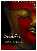 Buddha - Zeit für Entspannung (Wandkalender 2024 DIN A2 hoch), CALVENDO Monatskalender - Claudia Burlager