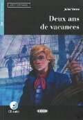 Cover-Bild zum Titel 'Deux ans de vacances. Französische Lektüre für das 2. und 3. Lernjahr. Lektüre + Audio-CD' von 'Jules Verne'