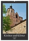 Kirchen und Klöster in Deutschland (Wandkalender 2025 DIN A2 hoch), CALVENDO Monatskalender - Andrea Janke