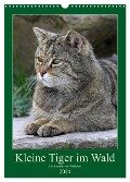 Kleine Tiger im Wald (Wandkalender 2024 DIN A3 hoch), CALVENDO Monatskalender - Roland Brack