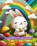 I coniglietti più teneri - Libro da colorare per bambini - Scene creative e divertenti di conigli sorridenti - Colorful Fun Editions