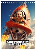 Raketenbabies - Humoristische KI-Bilder (Tischkalender 2025 DIN A5 hoch), CALVENDO Monatskalender - Liselotte Brunner-Klaus