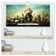 Fabelhafte fremde Welten (hochwertiger Premium Wandkalender 2026 DIN A2 quer), Kunstdruck in Hochglanz - Heike Hultsch