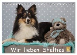 Wir lieben Shelties (Tischkalender 2026 DIN A5 quer), CALVENDO Monatskalender - Marion Reiß - Seibert