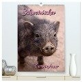 Schweinischer Terminplaner (hochwertiger Premium Wandkalender 2025 DIN A2 hoch), Kunstdruck in Hochglanz - Martina Berg