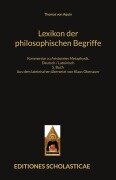 Cover-Bild zum Titel 'Lexikon der philosophischen Begriffe' von 'Thomas von Aquin'
