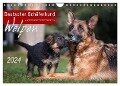 Deutscher Schäferhund - Welpen / CH-Version (Wandkalender 2024 DIN A4 quer), CALVENDO Monatskalender - Petra Schiller