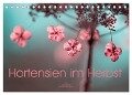 Hortensien im Herbst (Tischkalender 2024 DIN A5 quer), CALVENDO Monatskalender - Ulrike Adam