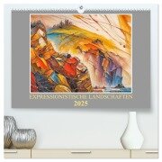 Expressionistische Landschaften (hochwertiger Premium Wandkalender 2025 DIN A2 quer), Kunstdruck in Hochglanz - Werner Braun