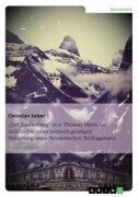 "Der Zauberberg" von Thomas Mann als Geschichte einer erotisch-geistigen Steigerung unter hermetischen Bedingungen - Christian Selzer