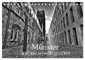 Münster in schwarz-weiß gesehen (Tischkalender 2024 DIN A5 quer), CALVENDO Monatskalender - Paul Michalzik