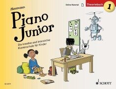 Cover-Bild zum Titel 'Piano Junior: Theoriebuch 1' von 'Hans-Günter Heumann'