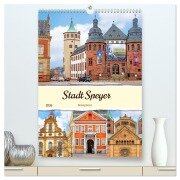Cover-Bild zum Titel 'Stadt Speyer - Reiseplaner (hochwertiger Premium Wandkalender 2026 DIN A2 hoch), Kunstdruck in Hochglanz' von 'Nina Schwarze'
