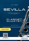 Clarinet Quartet score & parts: Sevilla - Isaac Albéniz, Glissato Series Clarinet Quartet