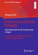 Cover-Bild zum Titel 'Geisteswissenschaftliche Pädagogik' von 'Wolfgang Klafki'