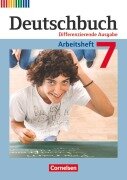 Cover-Bild zum Titel 'Deutschbuch 7. Schuljahr. Arbeitsheft Differenzierende Ausgabe' von 'Friedrich Dick, Agnes Fulde, Marianna Lichtenstein, Toka-Lena Rusnok'