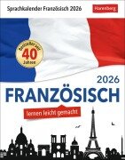 Cover-Bild zum Titel 'Französisch Sprachkalender 2026 - Französisch lernen leicht gemacht - Tagesabreißkalender' von 'Olivia Tournadre'