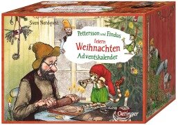 Cover-Bild zum Titel 'Pettersson und Findus feiern Weihnachten. Adventskalender' von 'Sven Nordqvist'