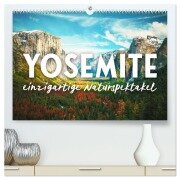 Yosemite - Einzigartige Naturspektakel (hochwertiger Premium Wandkalender 2026 DIN A2 quer), Kunstdruck in Hochglanz - Happy Monkey
