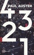 Cover-Bild zum Titel '4 3 2 1' von 'Paul Auster'